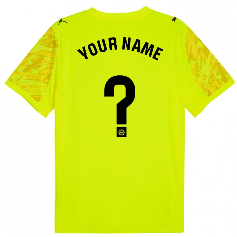 Danxen Mann Deportivo Alaves Gul Svart Keeperdrakt 2025/26 Skjorter T-skjorte