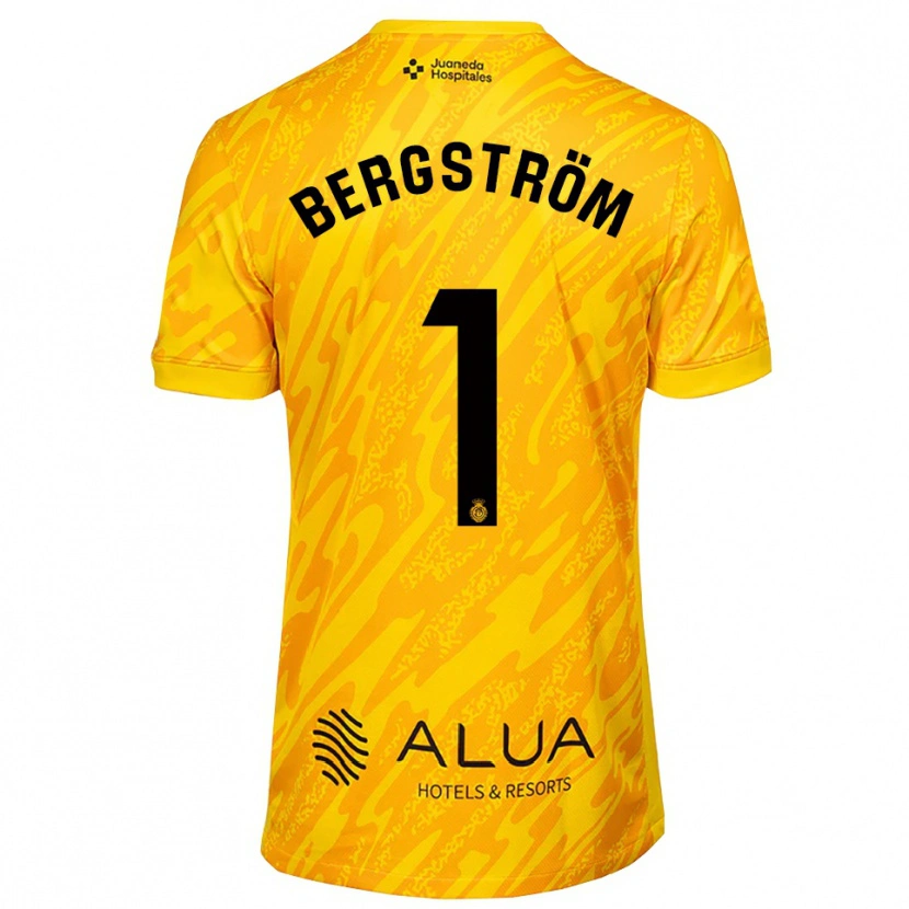 Danxen Mann Lucas Bergström #1 Oransje Svart Keeperdrakt 2025/26 Skjorter T-skjorte