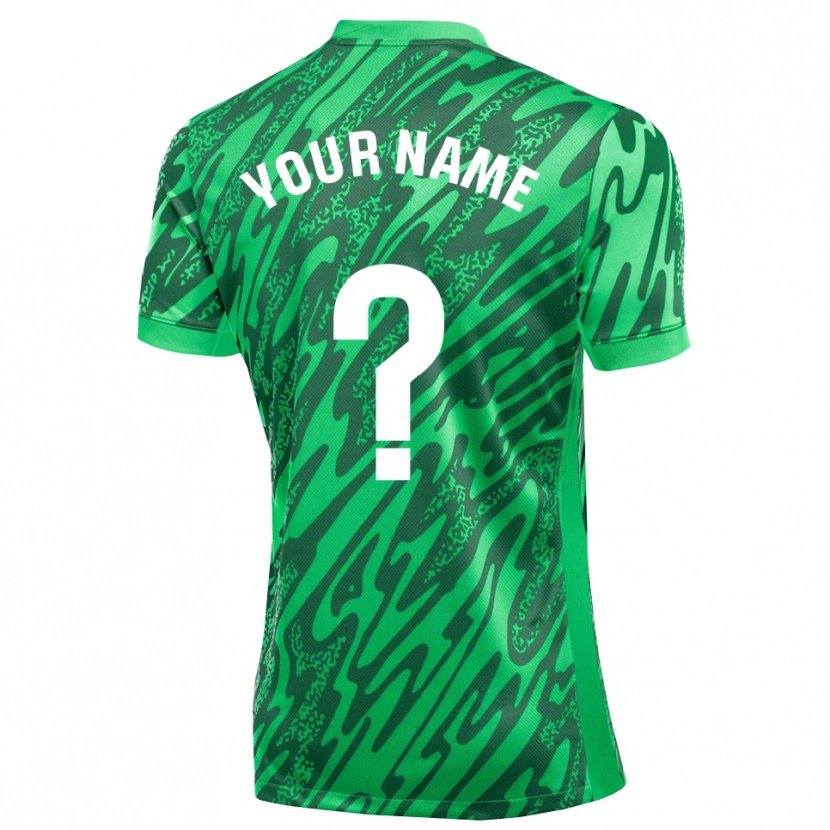 Danxen Mann Elche CF Mørk Grønn Hvit Keeperdrakt 2025/26 Skjorter T-skjorte