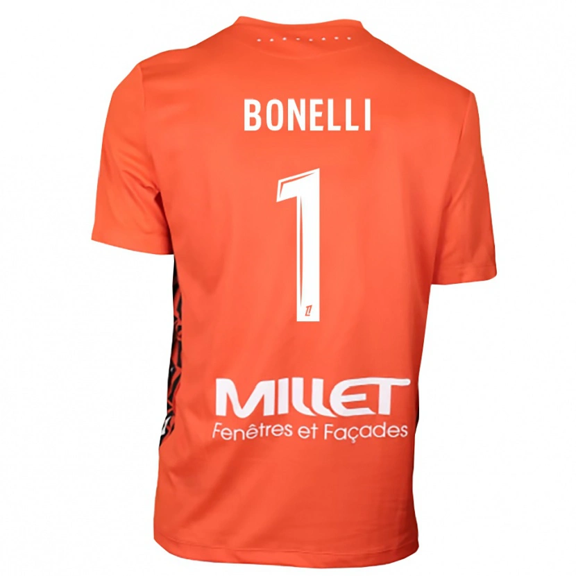 Danxen Mann Lucas Bonelli #1 Oransje Hvit Keeperdrakt 2025/26 Skjorter T-skjorte