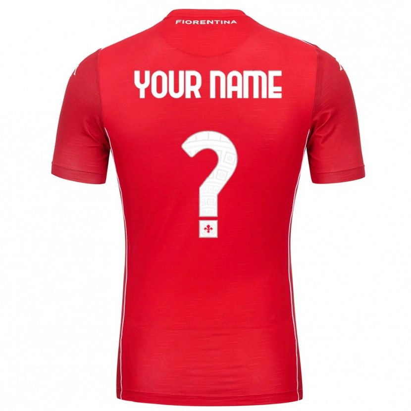 Danxen Mann ACF Fiorentina Rød Hvit Keeperdrakt 2025/26 Skjorter T-skjorte