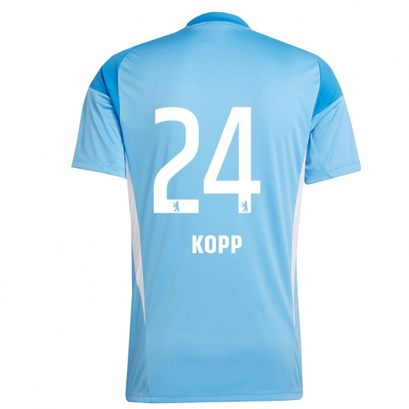 Danxen Mann Marvin Kopp #24 Blå Svart Keeperdrakt 2025/26 Skjorter T-skjorte