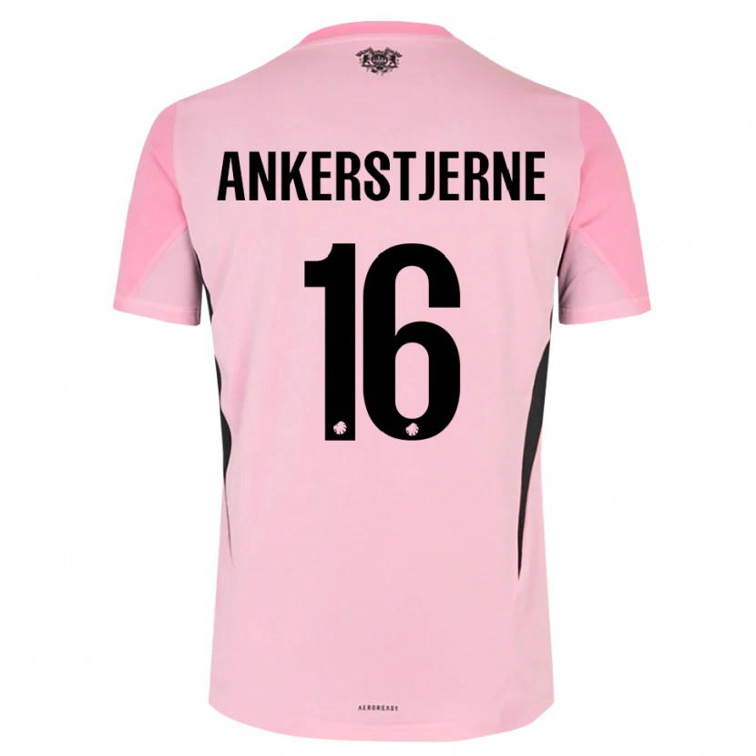 Danxen Mann Ida Ankerstjerne #16 Rosa Svart Keeperdrakt 2025/26 Skjorter T-skjorte