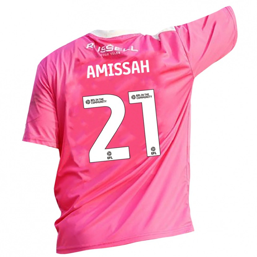 Danxen Dame Jordan Amissah #21 Rose Rosa Keeperdrakt 2025/26 Skjorter T-skjorte