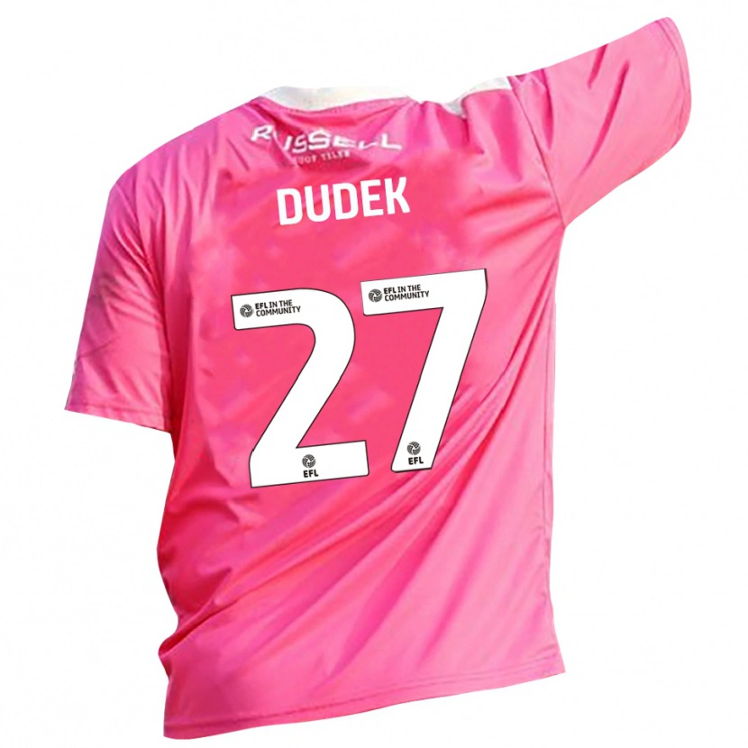 Danxen Dame Kamil Dudek #27 Rose Rosa Keeperdrakt 2025/26 Skjorter T-skjorte