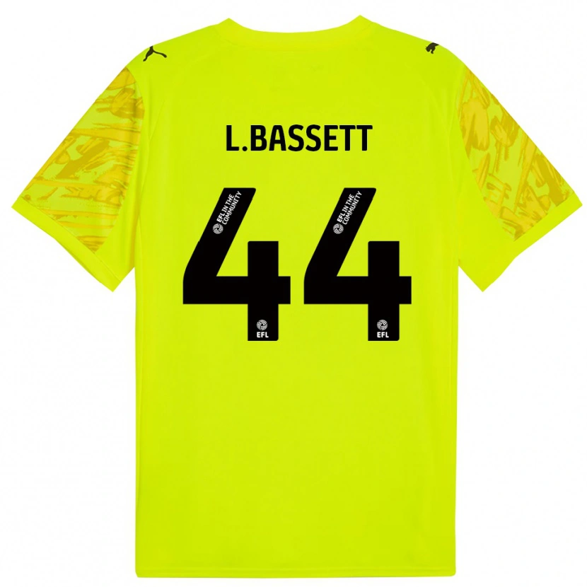 Danxen Dame Louis Bassett #44 Fluorescerende Grønn Svart Keeperdrakt 2025/26 Skjorter T-skjorte