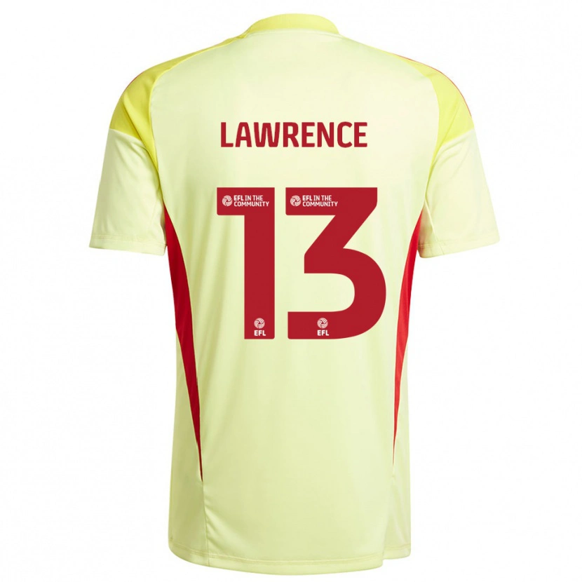 Danxen Dame Charlie Lawrence #13 Blek Gul Keeperdrakt 2025/26 Skjorter T-skjorte