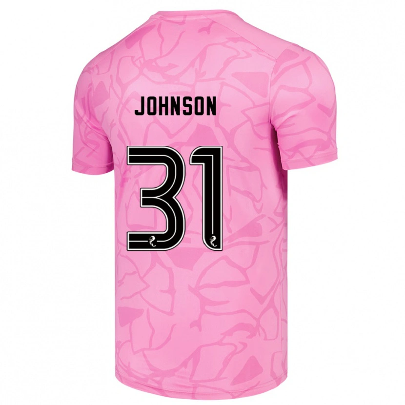 Danxen Dame Murray Johnson #31 Rosa Svart Keeperdrakt 2025/26 Skjorter T-skjorte