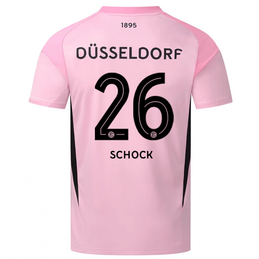 Danxen Dame Florian Schock #26 Rosa Svart Keeperdrakt 2025/26 Skjorter T-skjorte