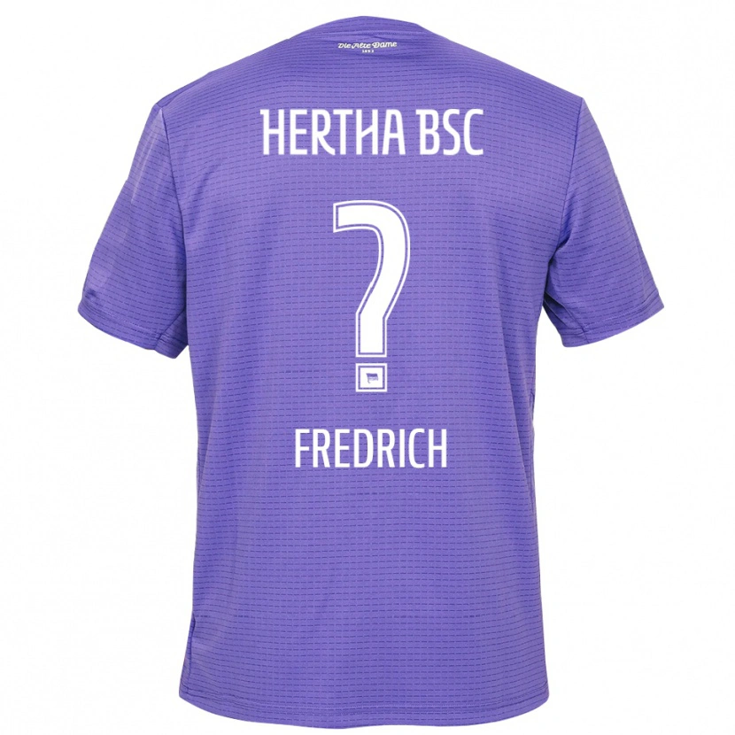Danxen Dame Marco Fredrich #0 Lilla Hvit Keeperdrakt 2025/26 Skjorter T-skjorte