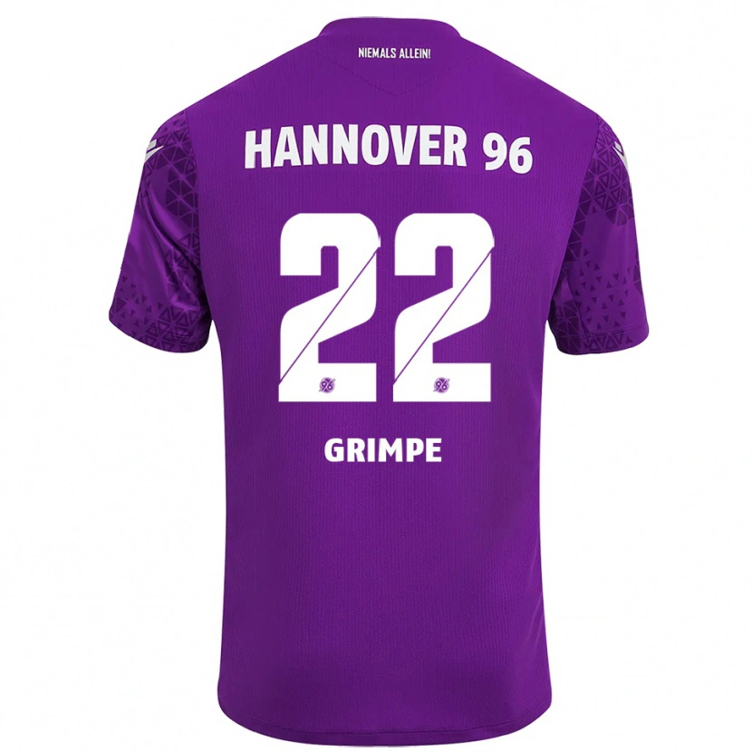 Danxen Dame Luca-Joel Grimpe #22 Lilla Hvit Keeperdrakt 2025/26 Skjorter T-skjorte