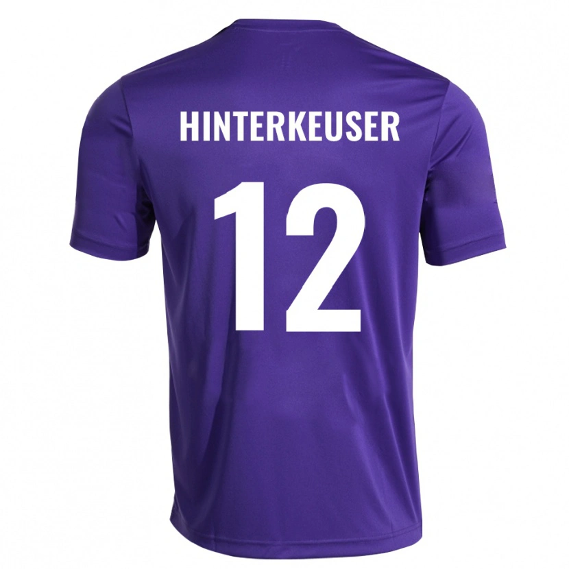 Danxen Dame Thomas Hinterkeuser #12 Lilla Hvit Keeperdrakt 2025/26 Skjorter T-skjorte