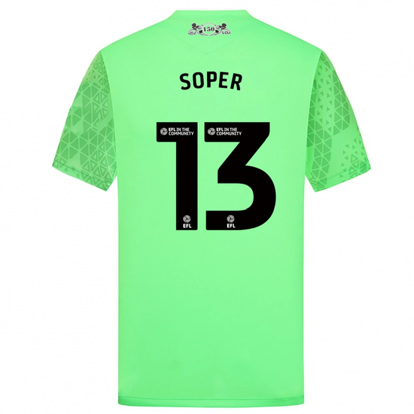 Danxen Dame Poppy Soper #13 Fluorescerende Grønn Keeperdrakt 2025/26 Skjorter T-skjorte