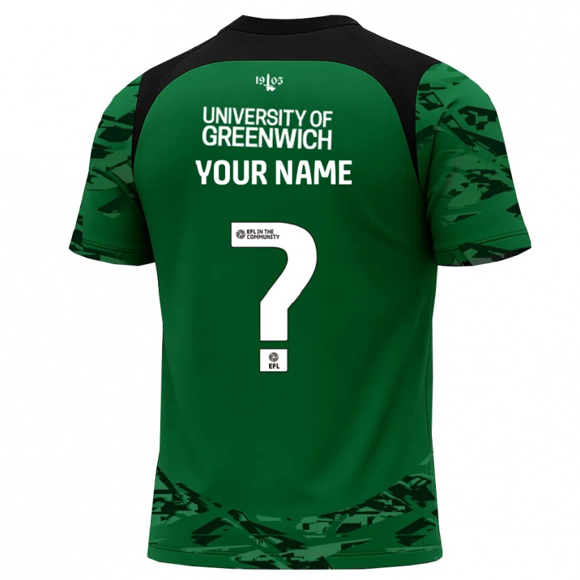 Danxen Dame Charlton Athletic Grønn Sort Keeperdrakt 2025/26 Skjorter T-skjorte