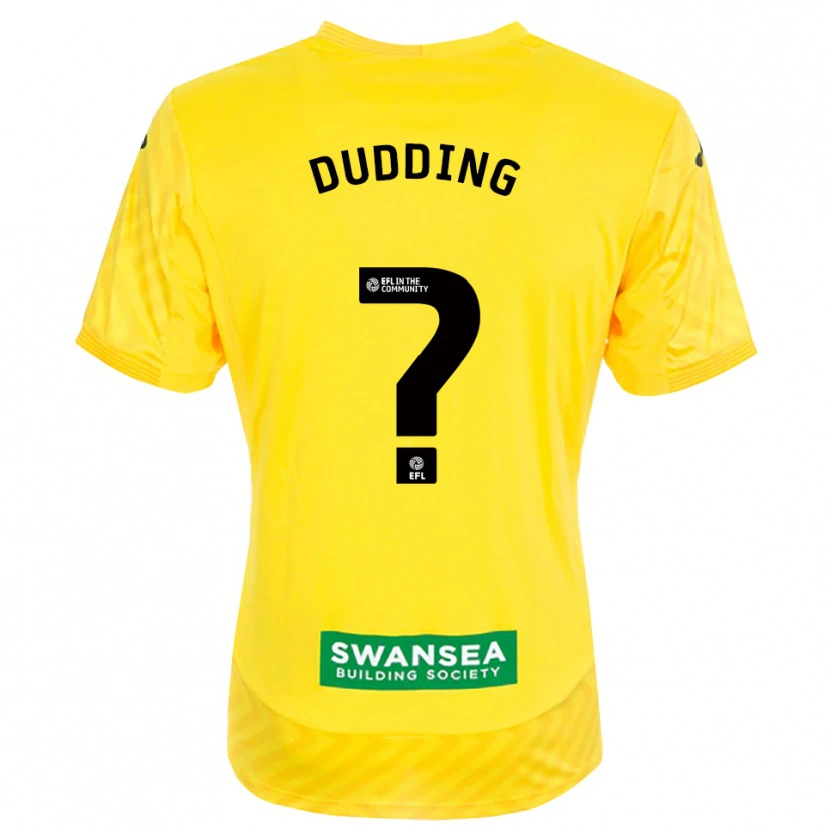 Danxen Dame Isaac Dudding #0 Gul Svart Keeperdrakt 2025/26 Skjorter T-skjorte