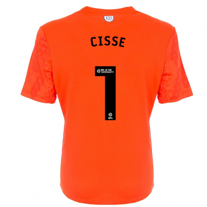 Danxen Dame Ben Cisse #1 Oransje Sort Keeperdrakt 2025/26 Skjorter T-skjorte