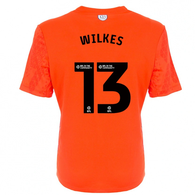 Danxen Dame Liam Wilkes #13 Oransje Sort Keeperdrakt 2025/26 Skjorter T-skjorte