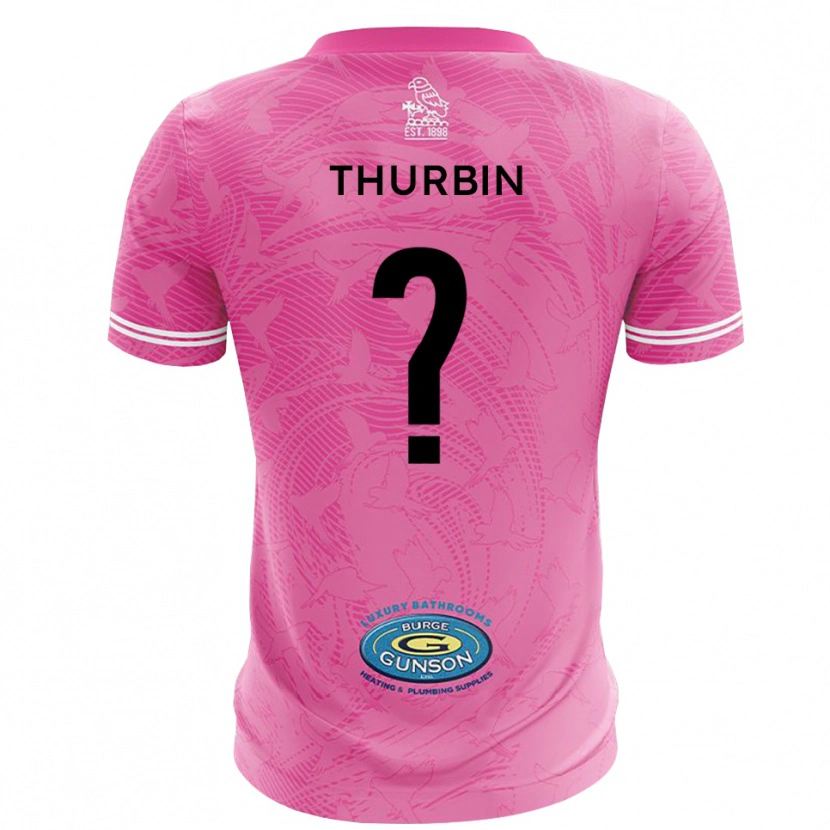Danxen Dame Johnny Thurbin #0 Rosa Hvit Keeperdrakt 2025/26 Skjorter T-skjorte