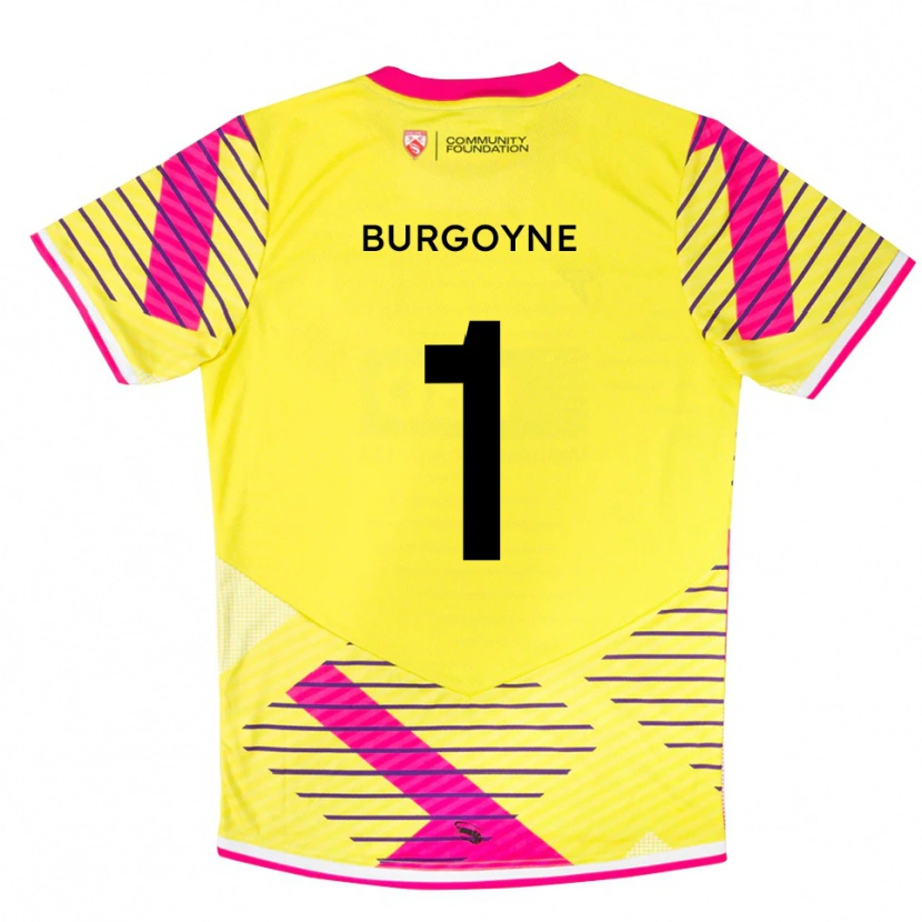 Danxen Dame Harry Burgoyne #1 Gul Rosa Keeperdrakt 2025/26 Skjorter T-skjorte