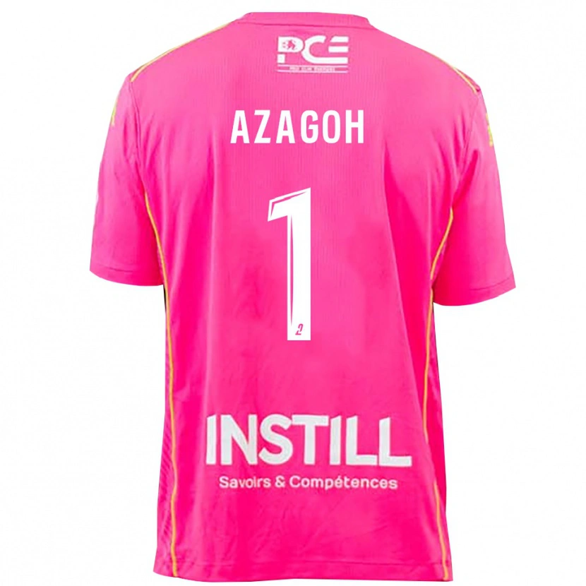 Danxen Dame Yanis Azagoh #1 Magentafarge Keeperdrakt 2025/26 Skjorter T-skjorte