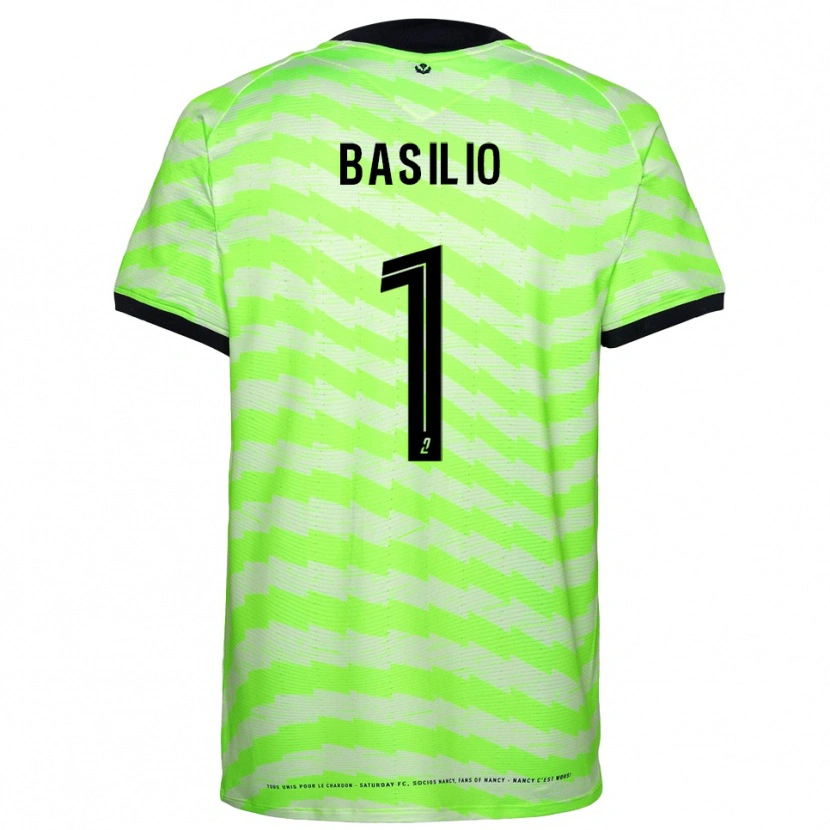 Danxen Dame Enzo Basilio #1 Neon Grønn Keeperdrakt 2025/26 Skjorter T-skjorte
