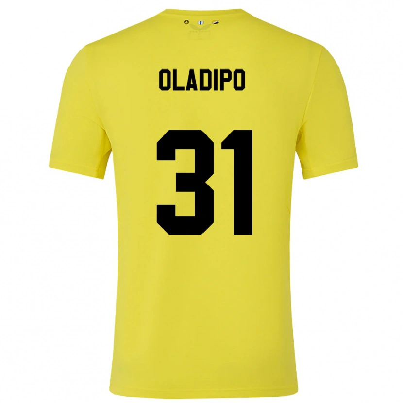 Danxen Dame Laolu Oladipo #31 Gul Svart Keeperdrakt 2025/26 Skjorter T-skjorte