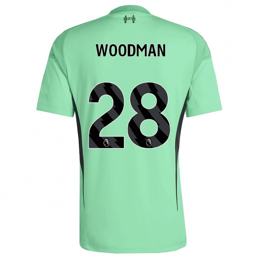 Danxen Dame Freddie Woodman #28 Aquamarine Keeperdrakt 2025/26 Skjorter T-skjorte