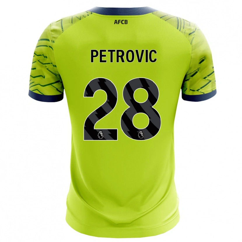 Danxen Dame Djordje Petrovic #28 Grønn Gul Keeperdrakt 2025/26 Skjorter T-skjorte