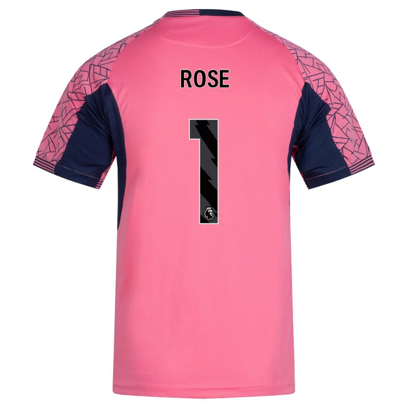 Danxen Dame Reggie Rose #1 Rosa Svart Keeperdrakt 2025/26 Skjorter T-skjorte