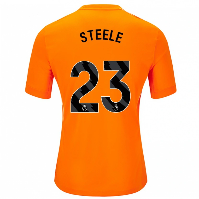 Danxen Dame Jason Steele #23 Oransje Svart Keeperdrakt 2025/26 Skjorter T-skjorte