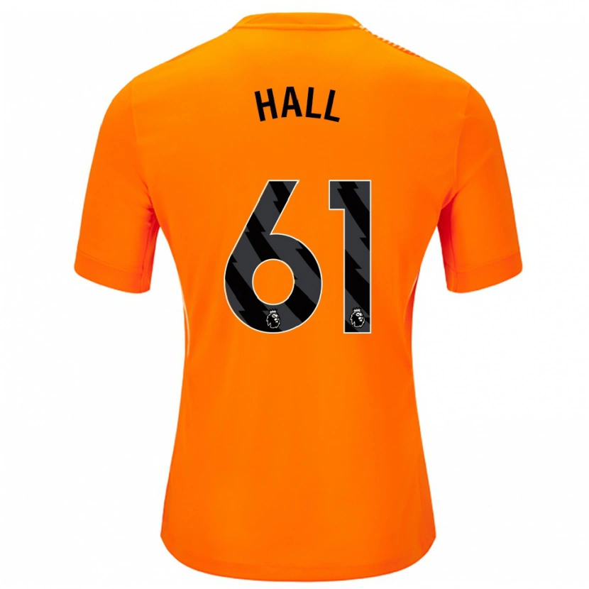 Danxen Dame Steven Hall #61 Oransje Svart Keeperdrakt 2025/26 Skjorter T-skjorte