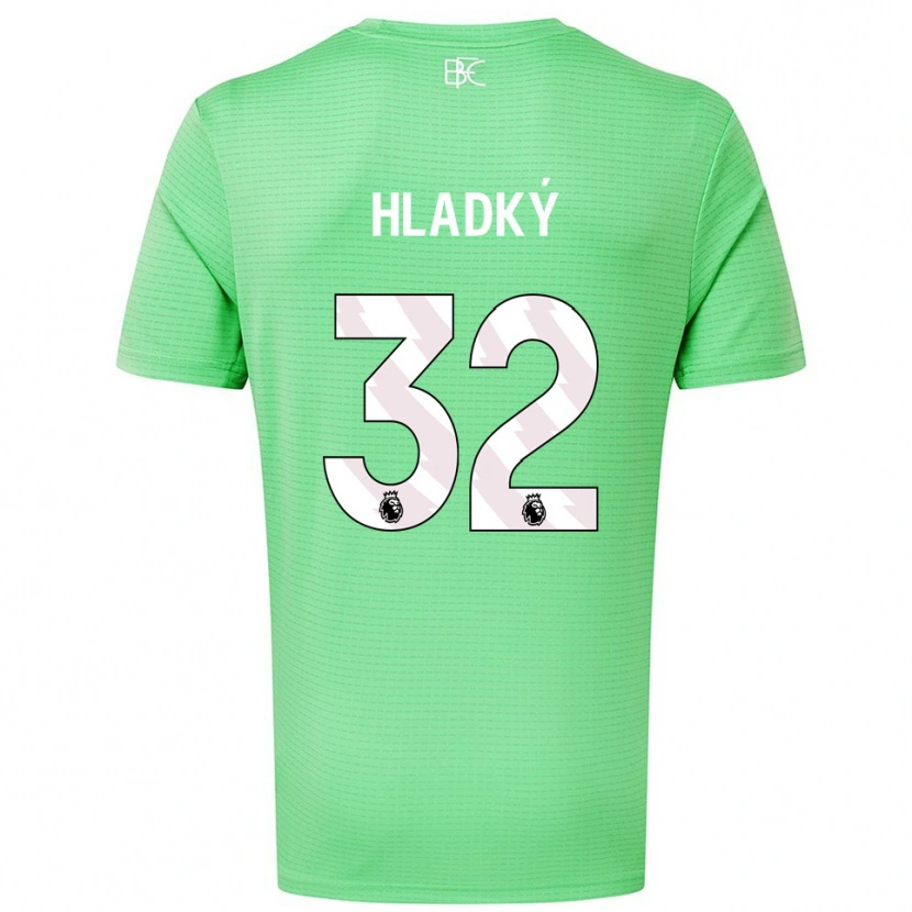 Danxen Dame Vaclav Hladky #32 Middels Grønn Keeperdrakt 2025/26 Skjorter T-skjorte