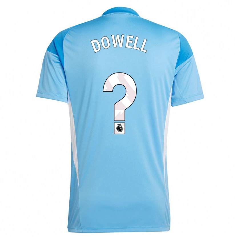 Danxen Dame Roman Dowell #0 Blå Hvit Keeperdrakt 2025/26 Skjorter T-skjorte