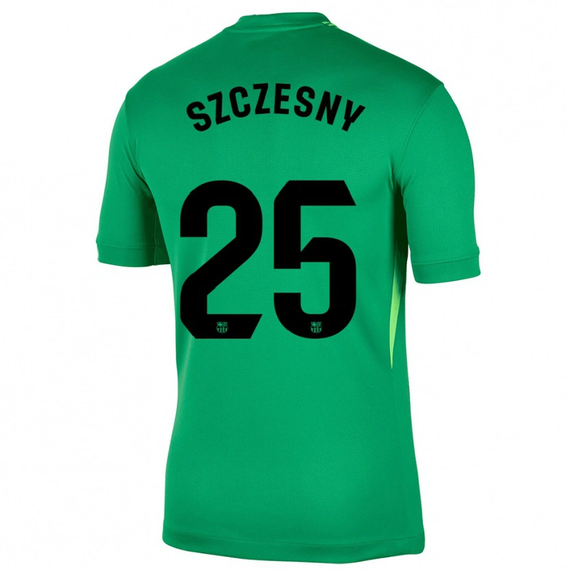 Danxen Dame Wojciech Szczesny #25 Grønn Svart Keeperdrakt 2025/26 Skjorter T-skjorte