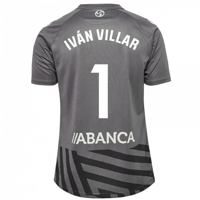 Danxen Dame Iván Villar #1 Mørk Grå Svart Keeperdrakt 2025/26 Skjorter T-skjorte