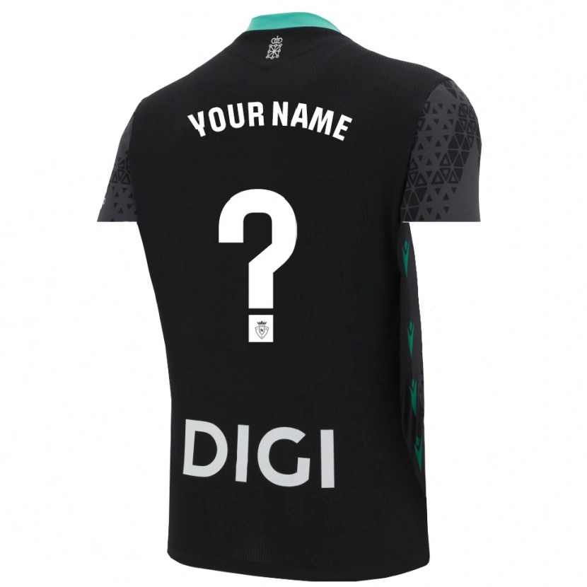 Danxen Dame CA Osasuna Mørk Grå Svart Keeperdrakt 2025/26 Skjorter T-skjorte