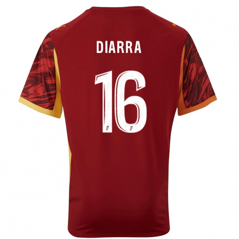 Danxen Dame Cheick Diarra #16 Burgunder Brun Keeperdrakt 2025/26 Skjorter T-skjorte