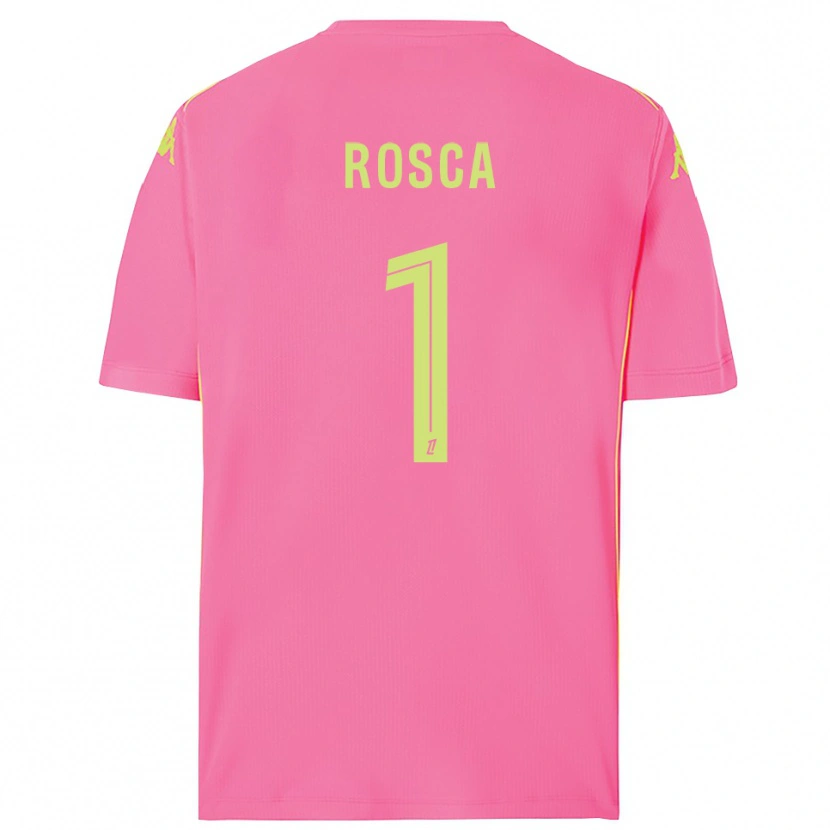 Danxen Dame Daniel Rosca #1 Hot Pink Keeperdrakt 2025/26 Skjorter T-skjorte