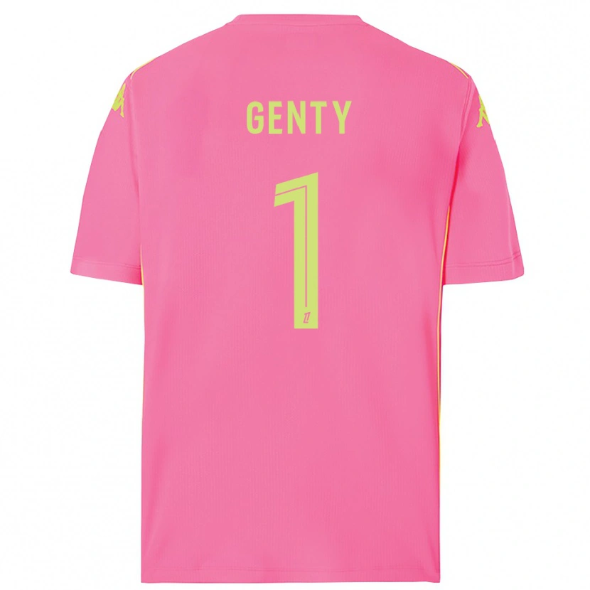 Danxen Dame Julie Genty #1 Hot Pink Keeperdrakt 2025/26 Skjorter T-skjorte