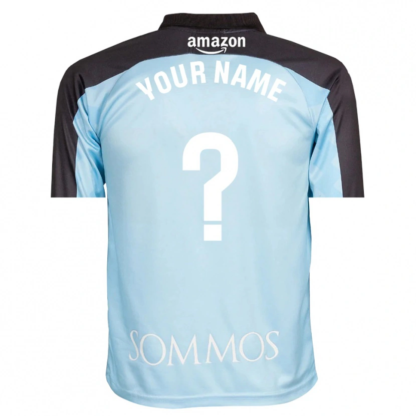 Danxen Dame SD Huesca Lyseblå Svart Keeperdrakt 2025/26 Skjorter T-skjorte