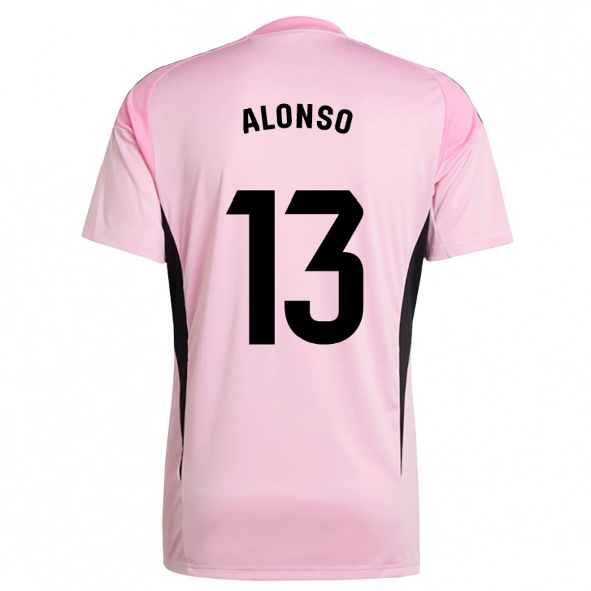 Danxen Dame Maikel Alonso #13 Rosa Svart Keeperdrakt 2025/26 Skjorter T-skjorte