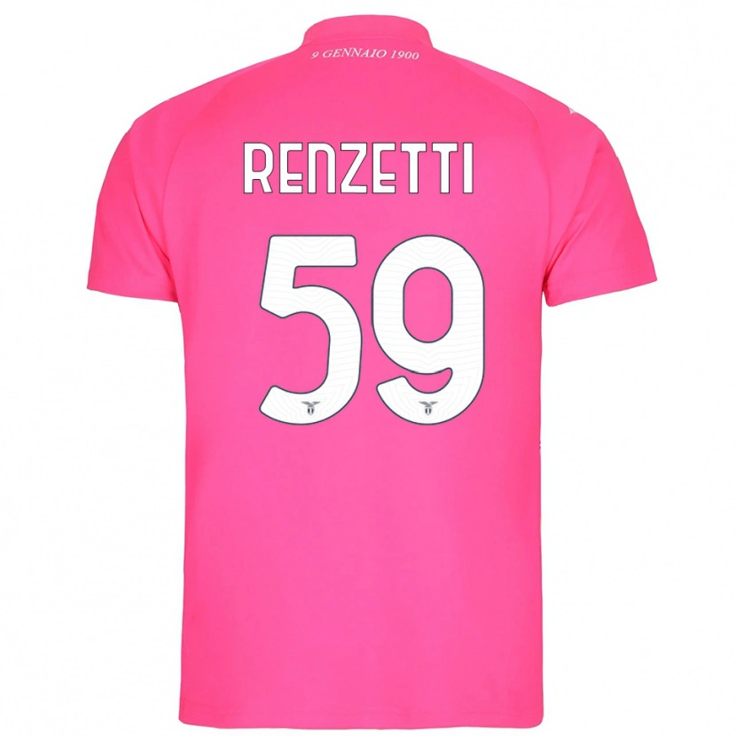 Danxen Dame Davide Renzetti #59 Dyp Rosa Keeperdrakt 2025/26 Skjorter T-skjorte
