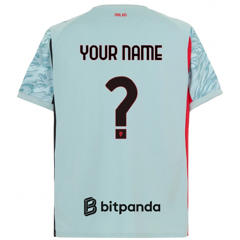 Danxen Dame AC Milan Lys Blå Rød Keeperdrakt 2025/26 Skjorter T-skjorte