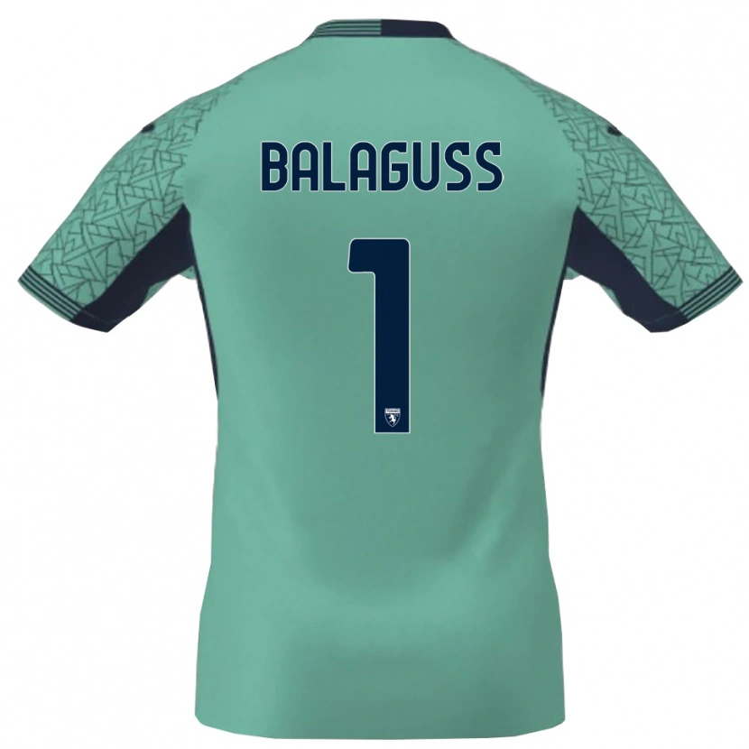 Danxen Dame Nils Balaguss #1 Blå Lagune Keeperdrakt 2025/26 Skjorter T-skjorte