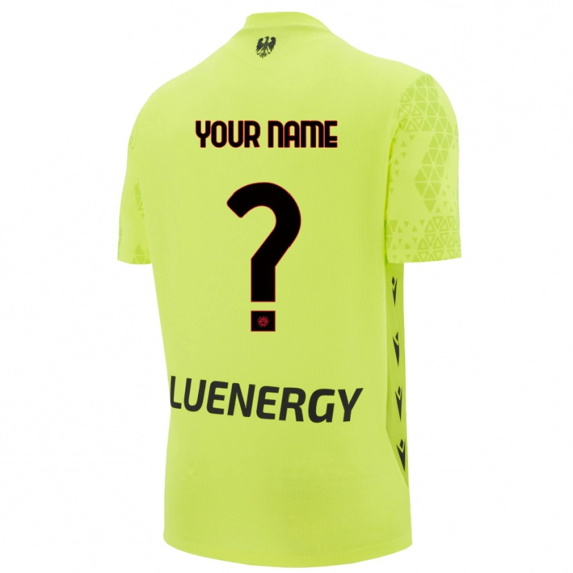 Danxen Dame Udinese Calcio Grønn Gul Svart Keeperdrakt 2025/26 Skjorter T-skjorte