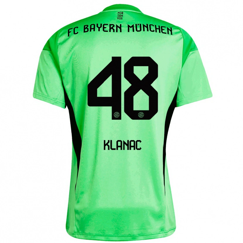 Danxen Dame Leon Klanac #48 Medium Vår Grønn Keeperdrakt 2025/26 Skjorter T-skjorte