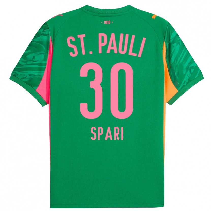 Danxen Dame Simon Spari #30 Grønn Oransje Rosa Keeperdrakt 2025/26 Skjorter T-skjorte