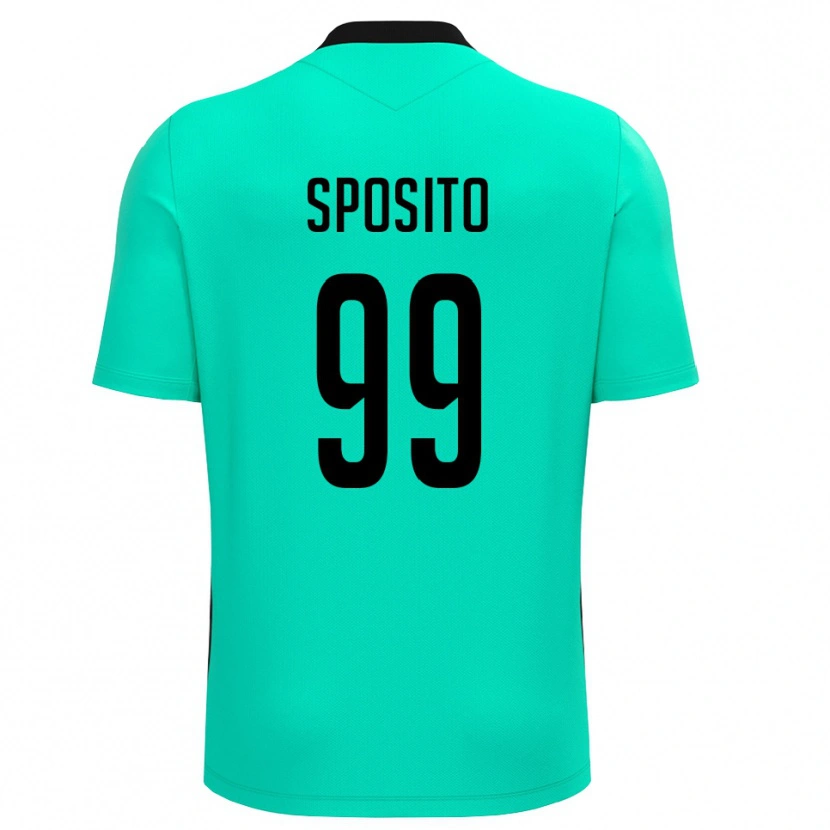 Danxen Dame Alex Sposito #99 Turkis Svart Keeperdrakt 2025/26 Skjorter T-skjorte