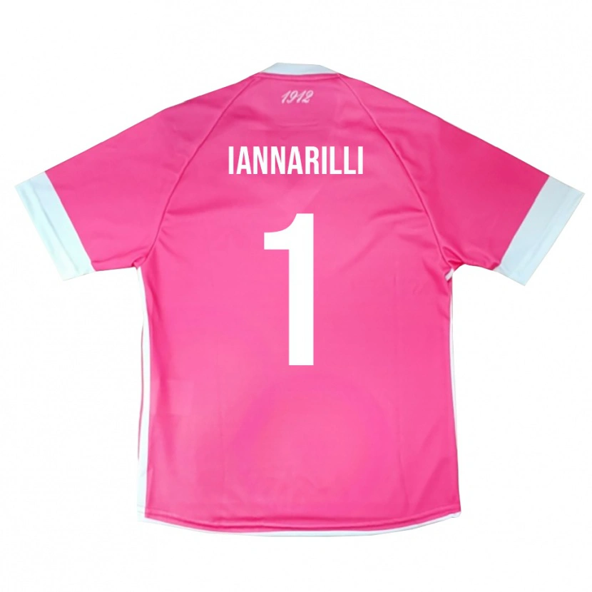Danxen Dame Antony Iannarilli #1 Hot Pink Hvit Keeperdrakt 2025/26 Skjorter T-skjorte