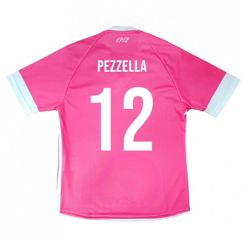 Danxen Dame Giuseppe Pezzella #12 Hot Pink Hvit Keeperdrakt 2025/26 Skjorter T-skjorte